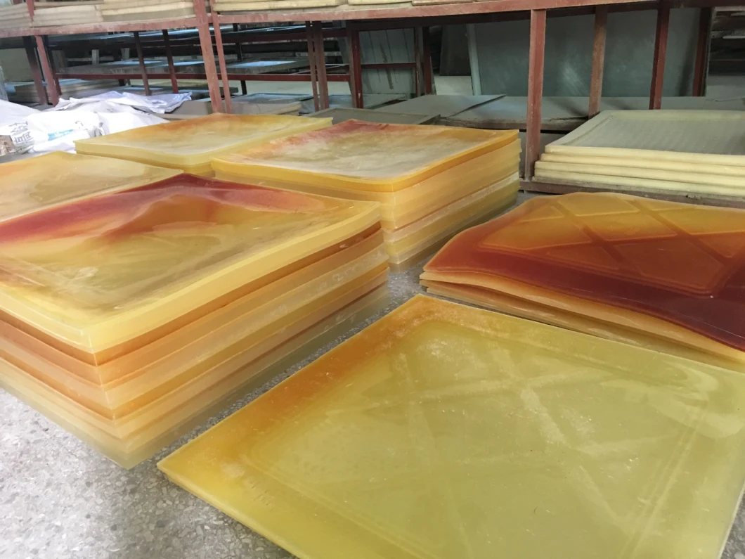 DOP Gypsum Plaster Ceiling Tiles Board Rubber Mould for Gyspum Board