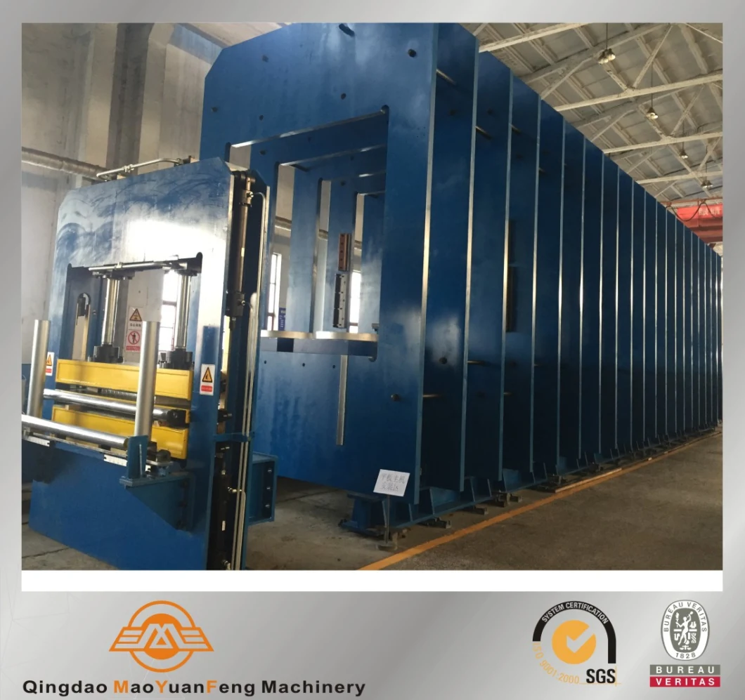 Hydraulic Big Size Plate Vulcanizing Curing Press Machine with ISO BV SGS