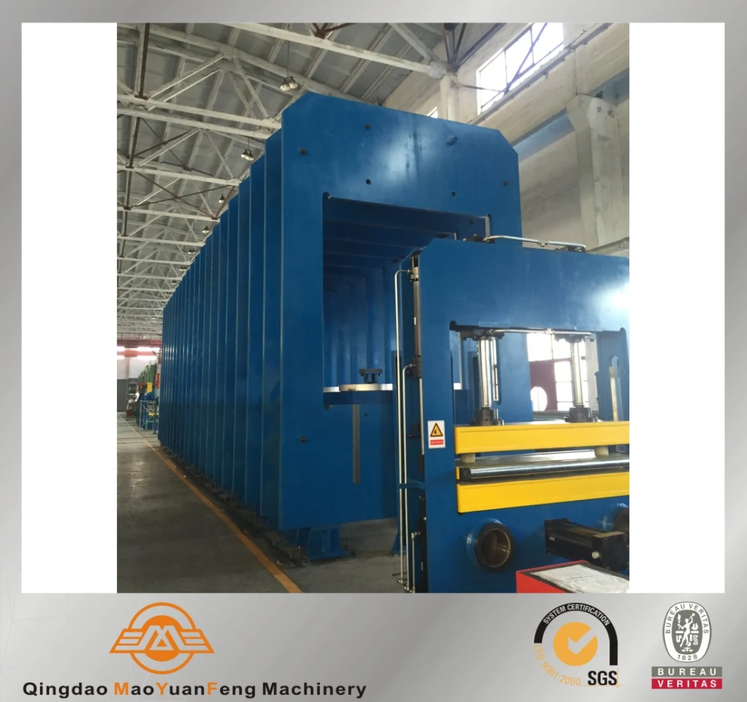 Hydraulic Big Size Plate Vulcanizing Curing Press Machine with ISO BV SGS