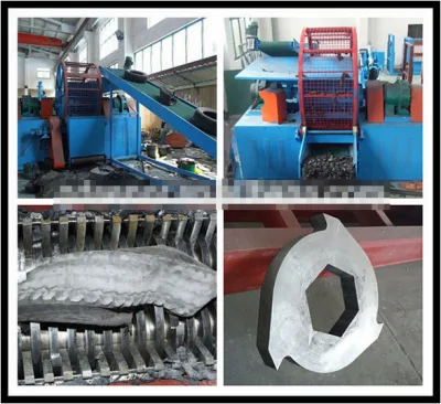 Zps900 Waste Tyre Shredder / Tyre Recycling Plant / Used Tire Recycling Machine