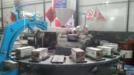 Automatic Rotary Injection Moulding Machine for Making Slipper Sandal Flip-Flop Shoe in Plastic Rubber PVC PCU Material