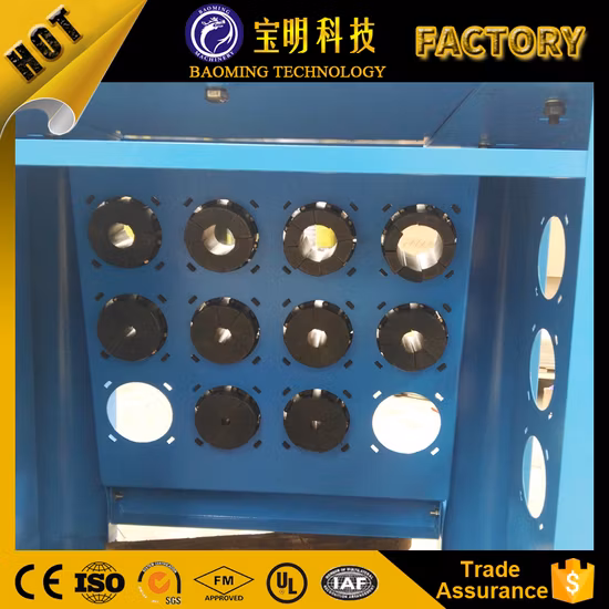Versatile Flexible Hydraulic Fire Hose Crimping Machine / Rubber Compression Molding